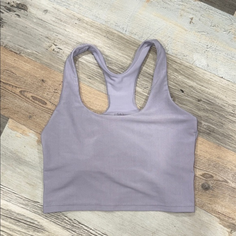 Lilac Racerback Sports Bra